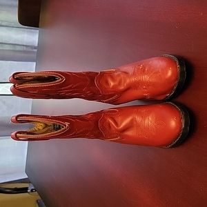 Kids Red Cowboy Boots